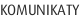 KOMUNIKATY