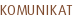 KOMUNIKAT