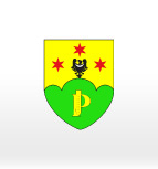 zalepka z herbem gminy